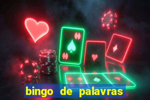 bingo de palavras de natal